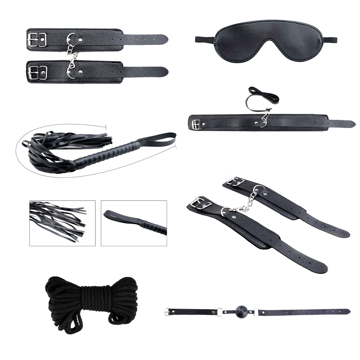 набор аксессуаров secret desires black bdsm kit 33559al в Новом Уренгое