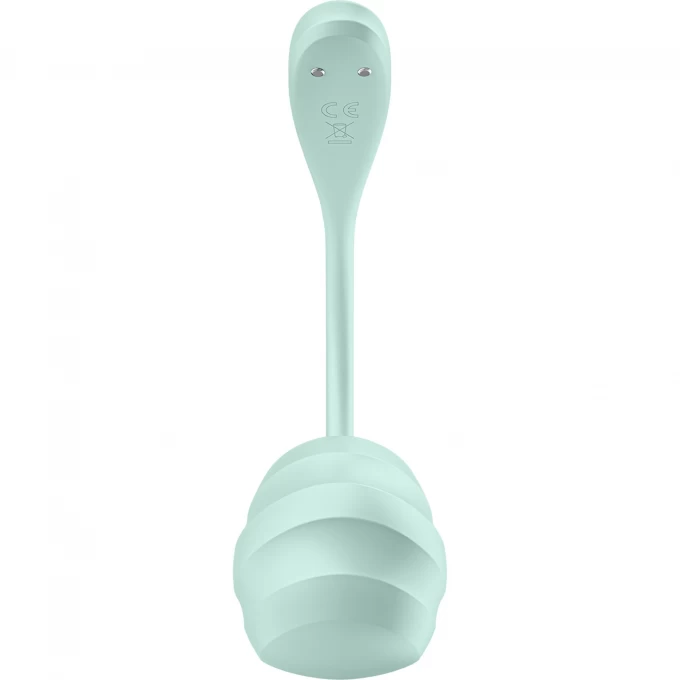 виброяйцо satisfyer smooth petal connect app, мятное, 6,5 см в Новом Уренгое