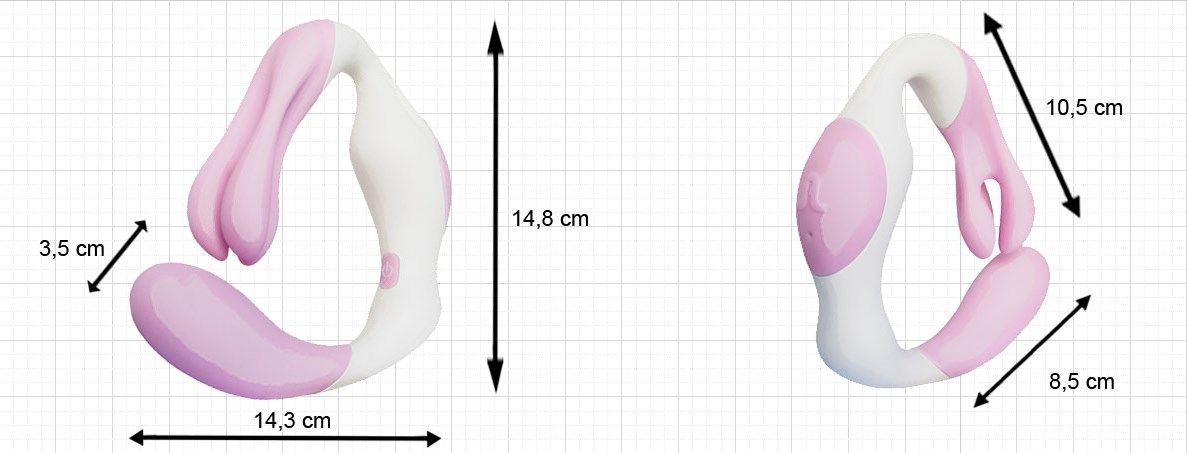 вибратор adrien lastic o venus, розово-белый в Новом Уренгое