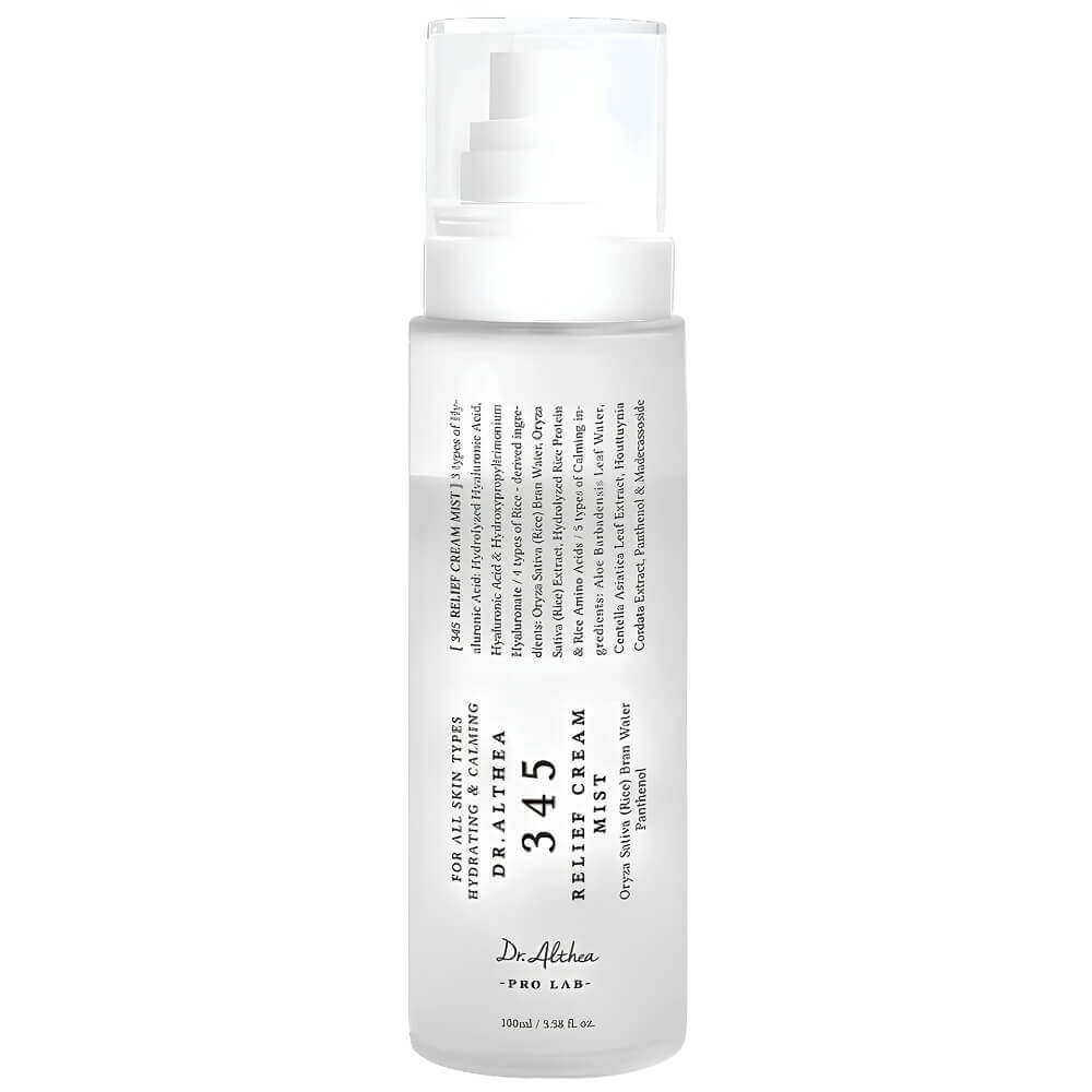 dr. althea 345 relief cream mist 100ml,успокаивающий мист с гидролатом риса и пантенолом 100мл в Новом Уренгое