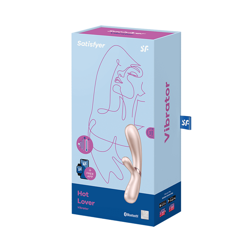 вибромассажер с подогревом и приложением satisfyer hot lover, бежевый в Новом Уренгое