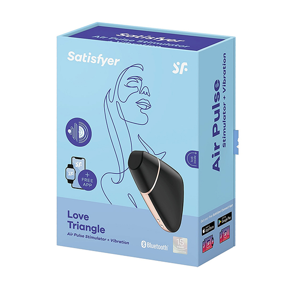 вибро-вакуумно-волновой стимулятор satisfyer love triangle, чёрный в Новом Уренгое