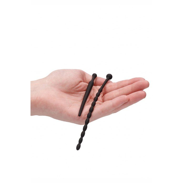 набор уретральных бужей silicone beginners plug set черный в Новом Уренгое