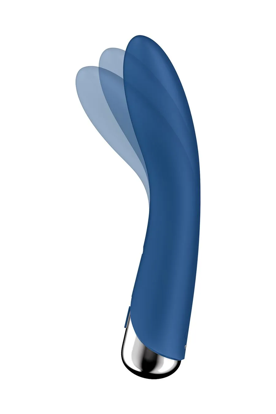 вибратор для точки g с ротацией satisfyer spinning vibe 1, силикон, синий, 17,8 см в Новом Уренгое