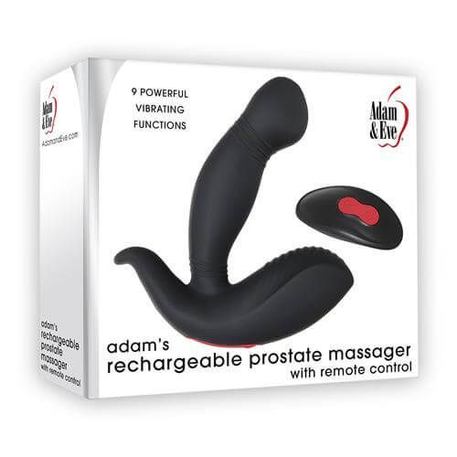 стимулятор простаты на ду adam's rechargeable prostate massager, чёрный в Новом Уренгое