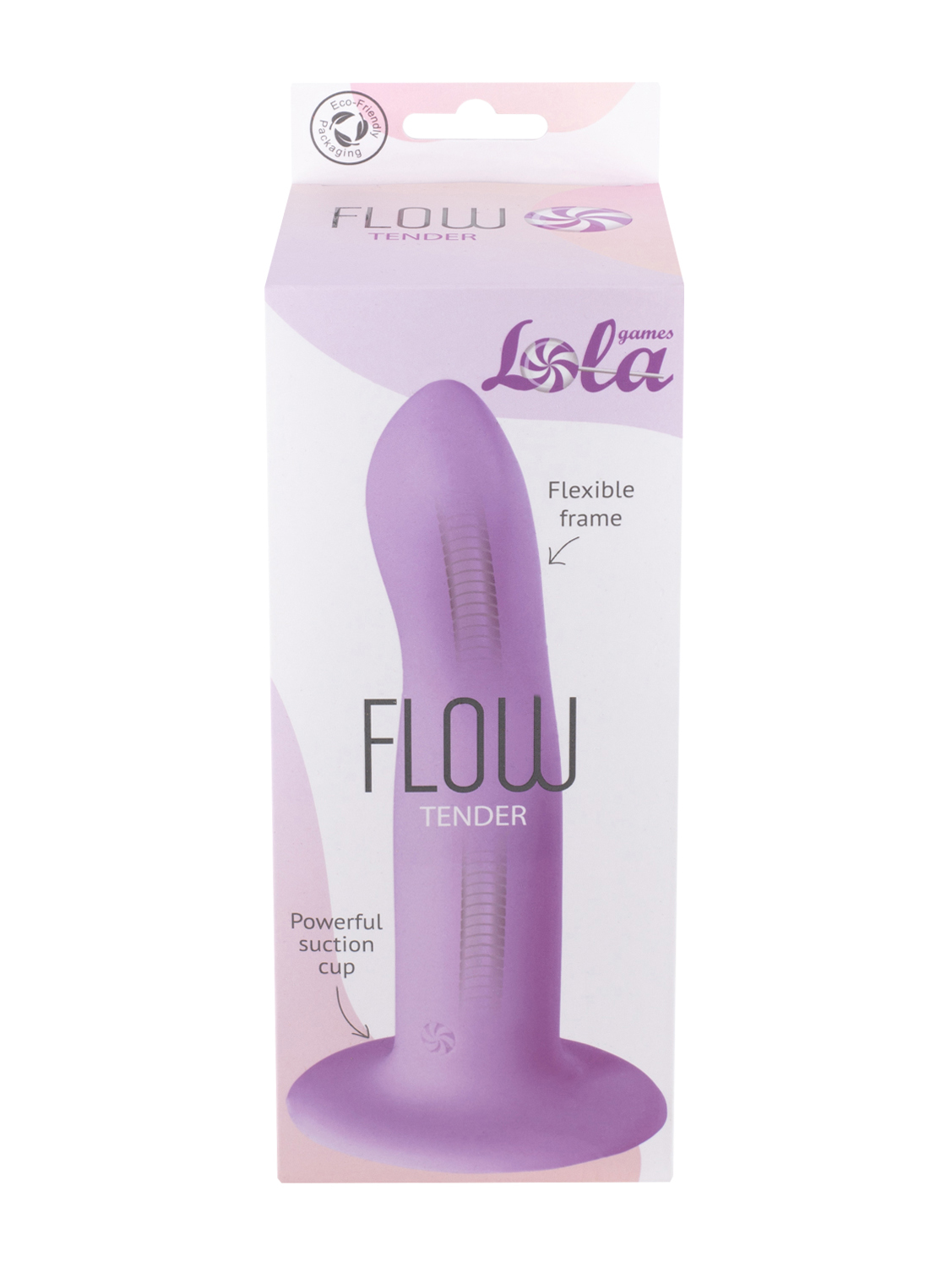 гнущийся нереалистичный дилдо flow tender 2042-01lola в Новом Уренгое