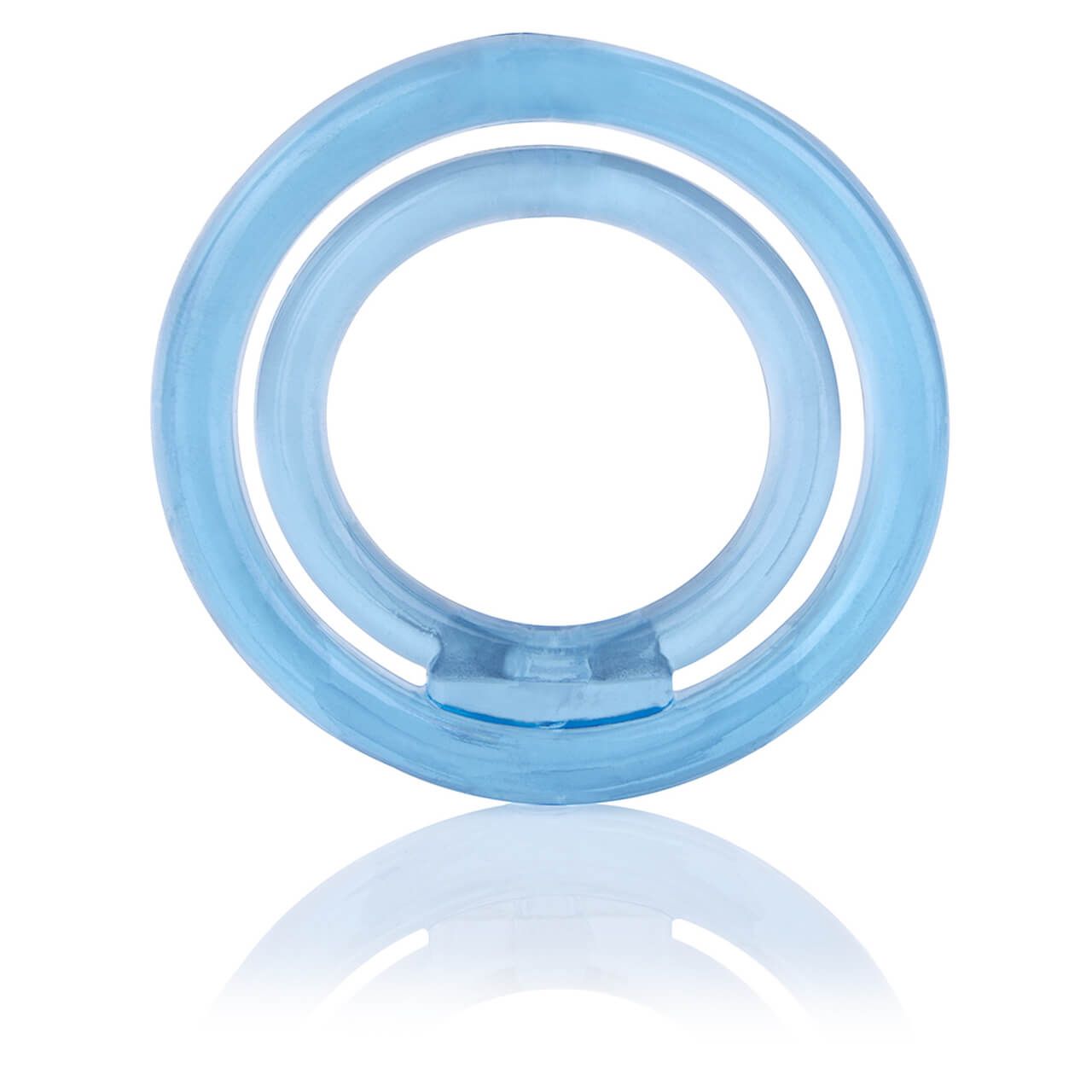 кольцо двойное screamingo ringo2, голубое в Новом Уренгое
