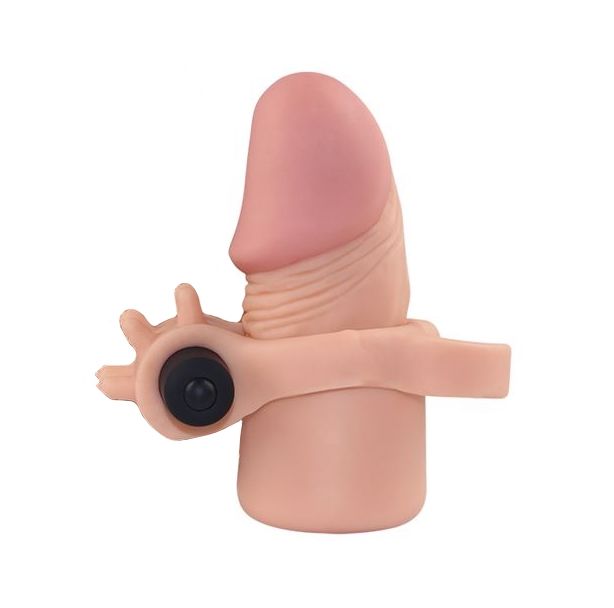насадка на член lovetoy pleasure x-tender 7 inch, с вибрацией в Новом Уренгое