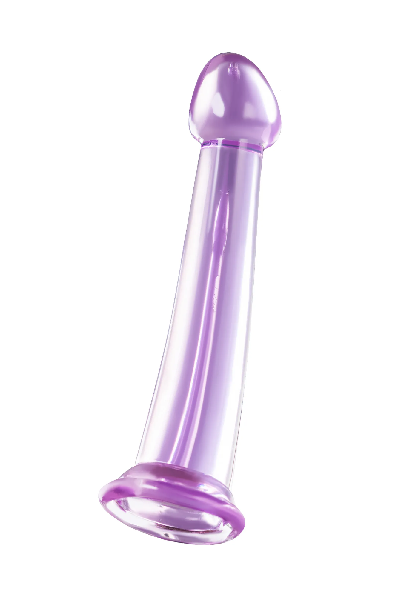 нереалистичный фаллоимитатор jelly dildo m toyfa basic, tpe, фиолетовый, 18 см в Новом Уренгое