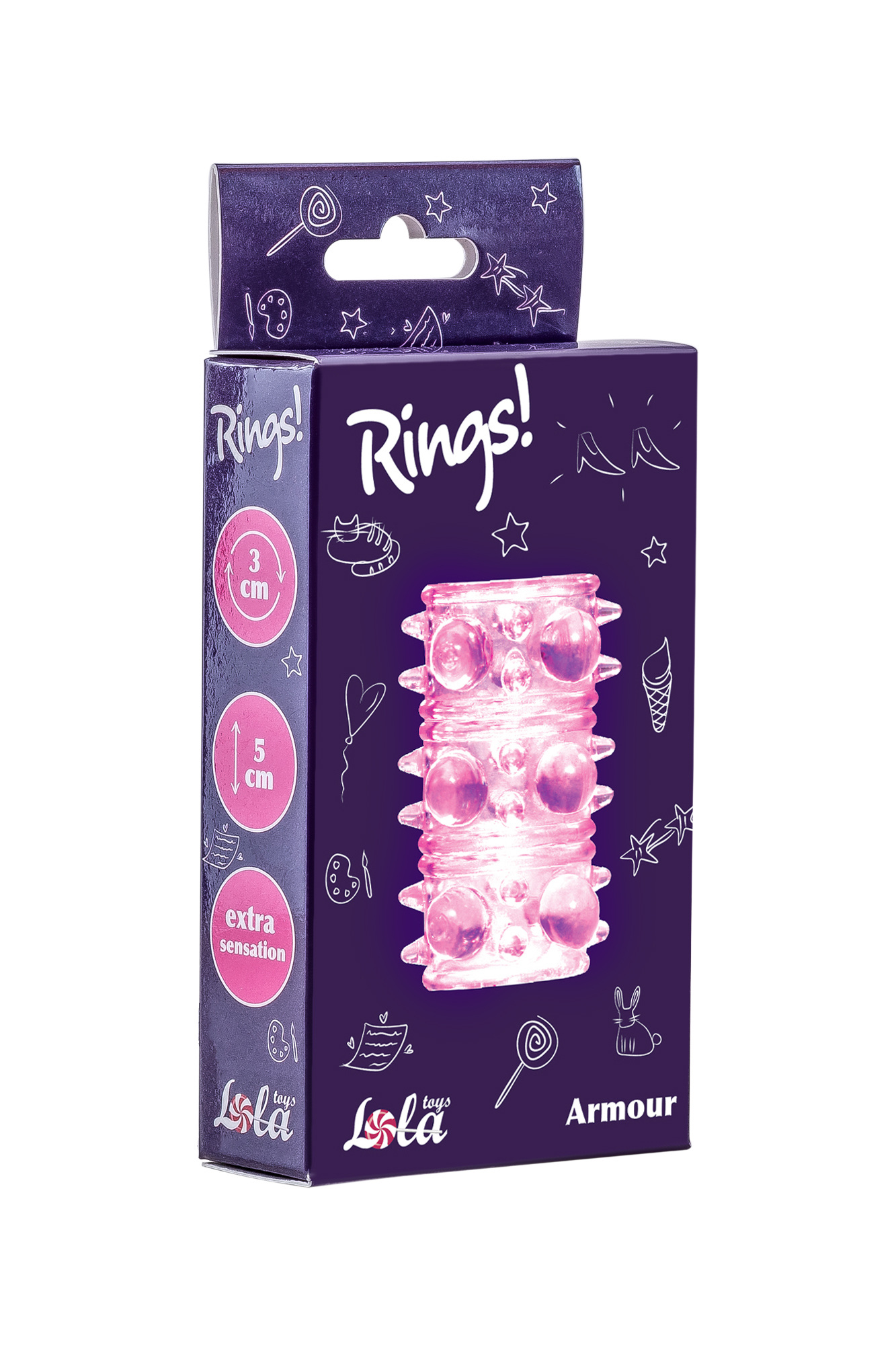 насадка на пенис rings armour pink 0115-11lola в Новом Уренгое