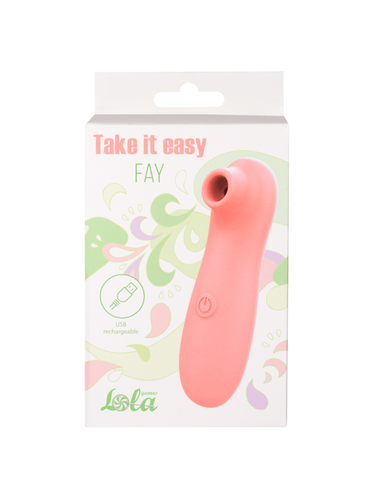 перезаряжаемый вакуумно-волновой стимулятор take it easy fay peach 9023-03lola в Новом Уренгое
