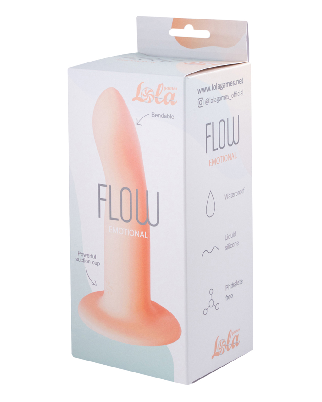 Нереалистичный дилдо Flow Emotional Flesh 2040-03lola