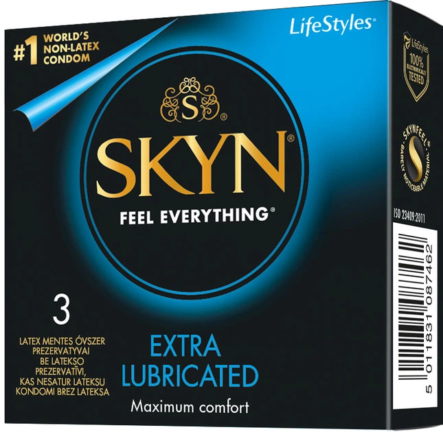 Презервативы Презервативы skyn extra lubricated 3 шт в Новом Уренгое