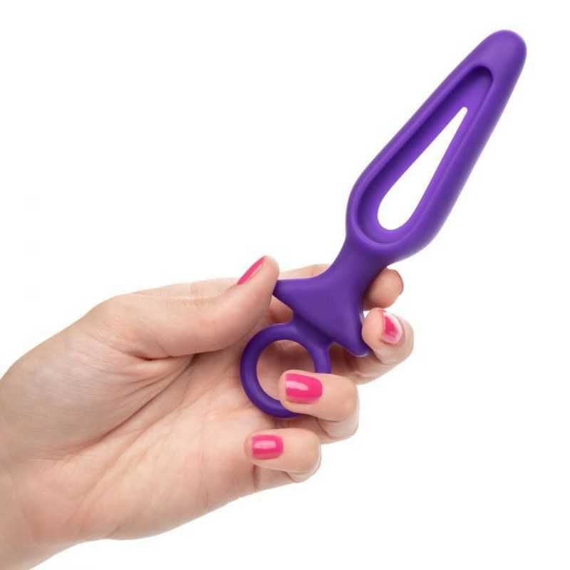 анальная пробка silicone groove probe, фиолетовая в Новом Уренгое