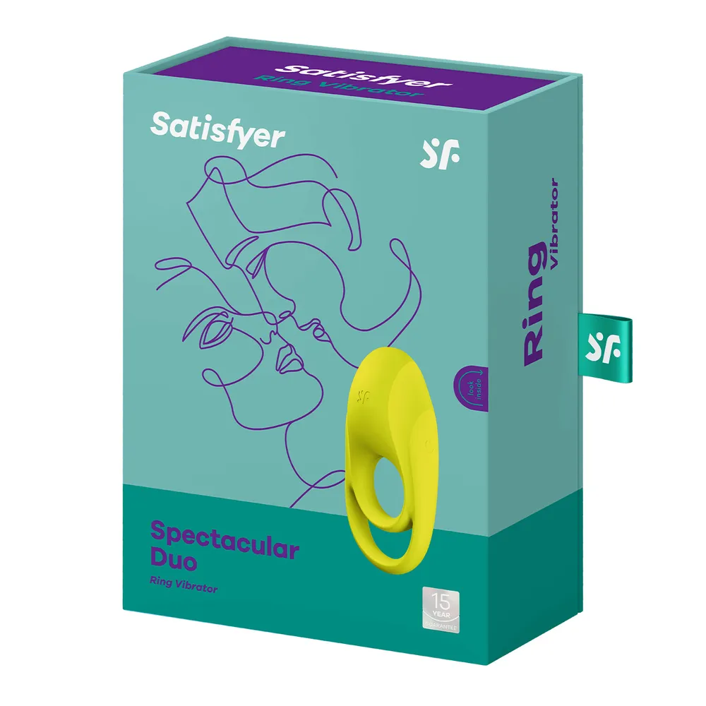 эрекционное кольцо satisfyer spectacular duo, жёлтое в Новом Уренгое