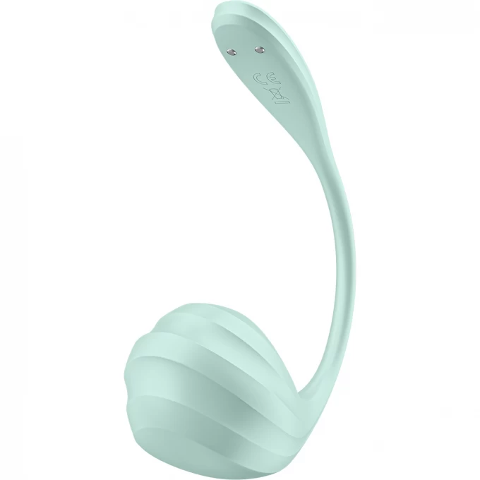 виброяйцо satisfyer smooth petal connect app, мятное, 6,5 см в Новом Уренгое