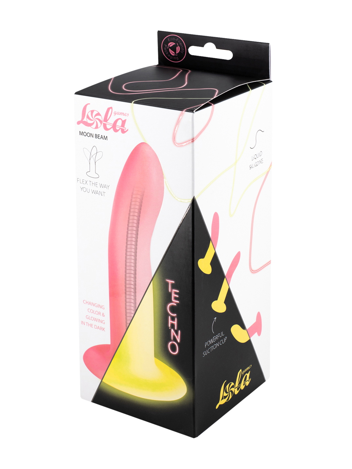 гнущийся нереалистичный дилдо techno moon beam 5013-01lola в Новом Уренгое