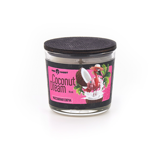 массажная свеча pinkrabbit coconut dream, 70 мл в Новом Уренгое