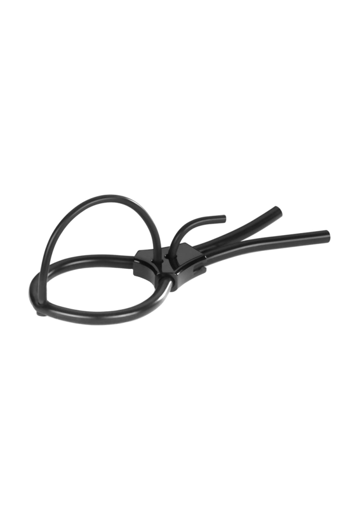 электросбруя mystim pure pete, силикон, черный, 14 см в Новом Уренгое