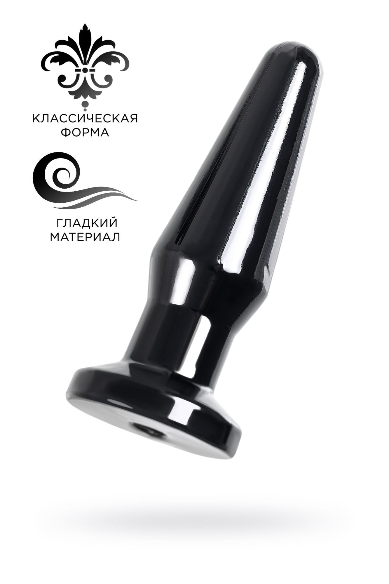 анальная втулка toyfa popo pleasure gemini β, tpe, черная, 12,4 см в Новом Уренгое