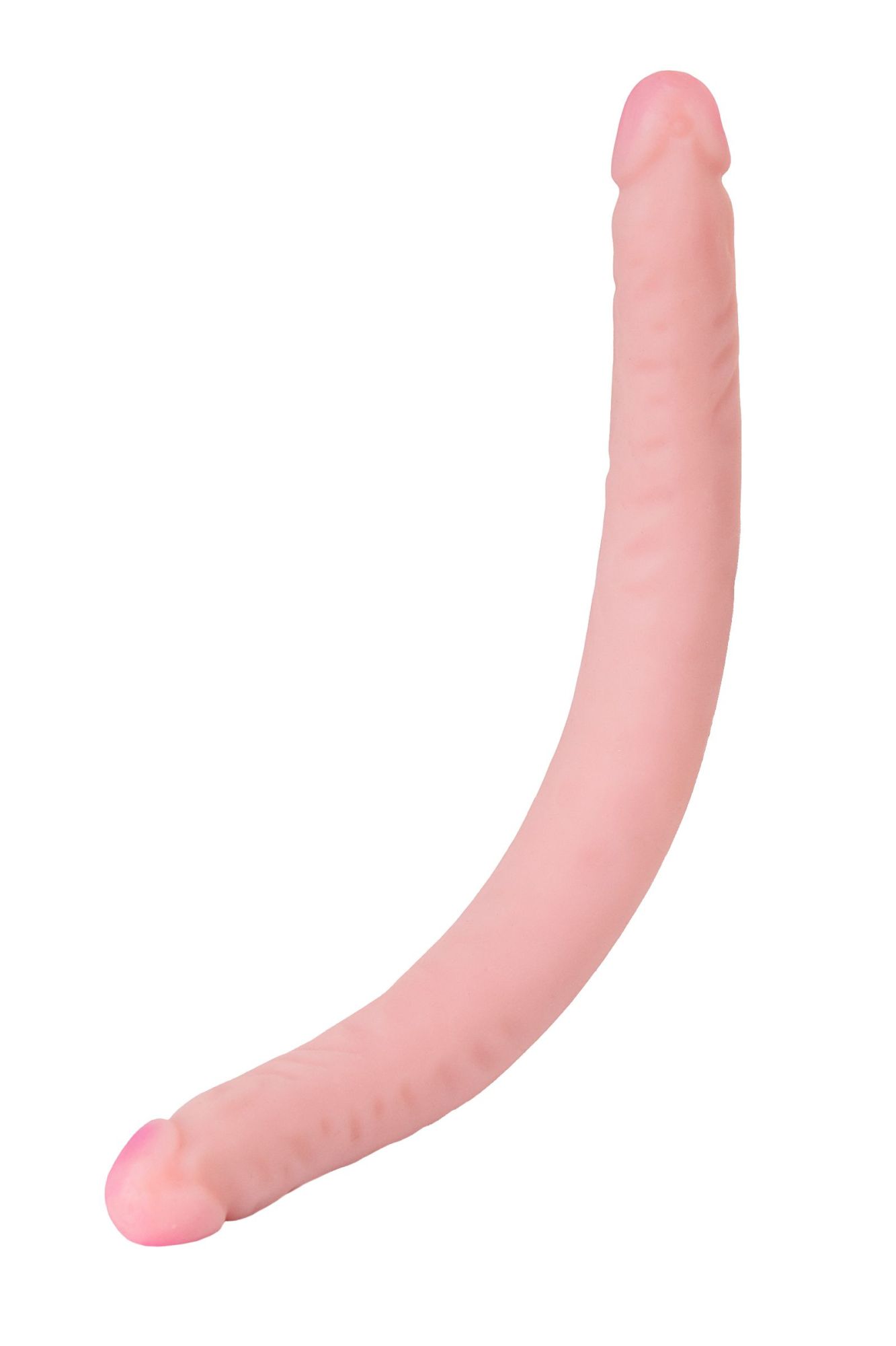 двусторонний фаллоимитатор lovetoy lesbi touch, телесный, 43 см в Новом Уренгое