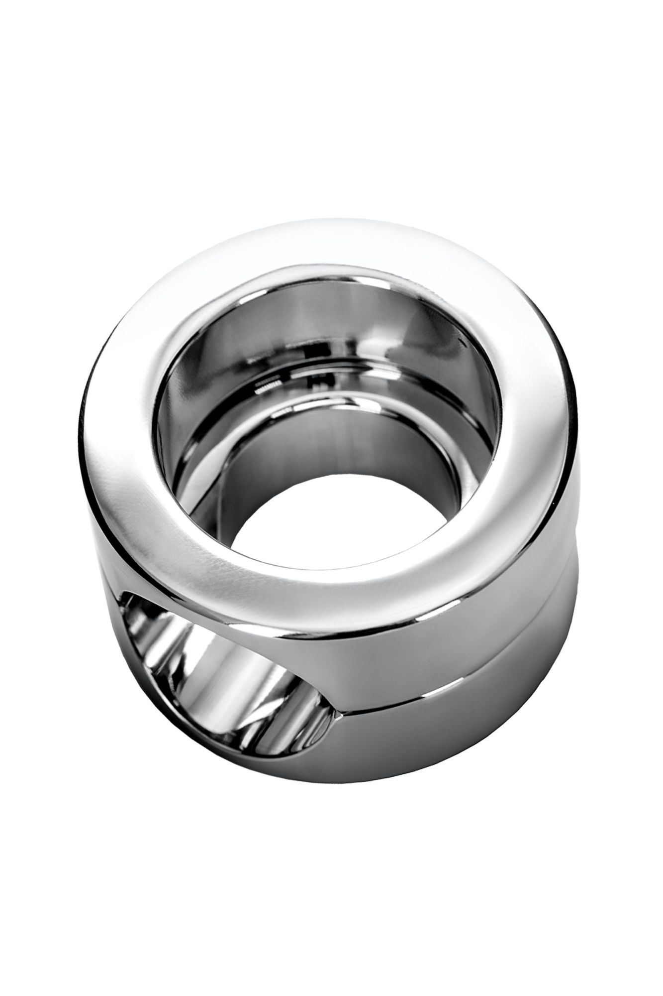 утяжелитель на пенис и мошонку toyfa metal, серебряный в Новом Уренгое