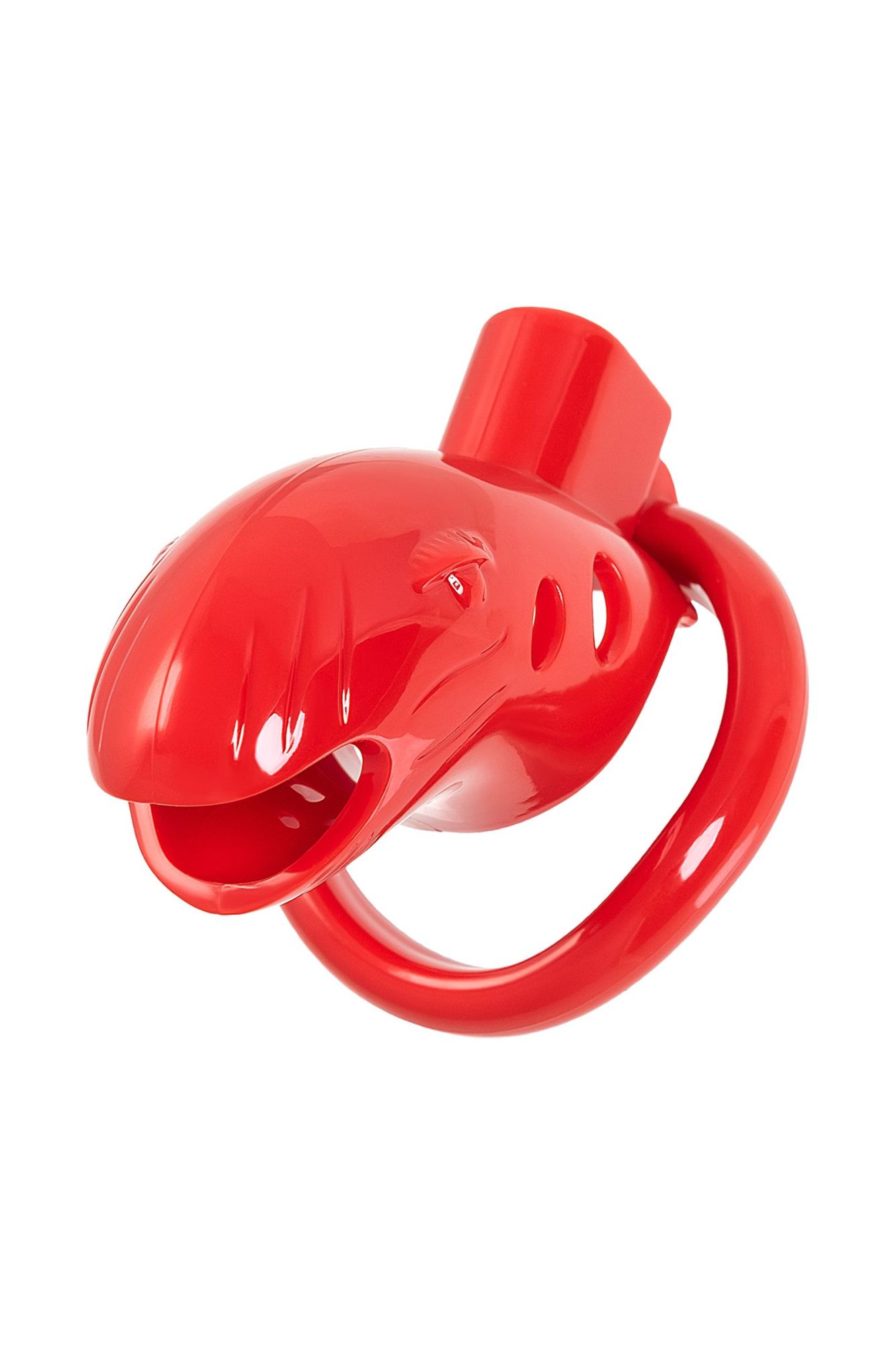 пояс верности мужской black&red by toyfa, abs пластик, красный, 10 см в Новом Уренгое