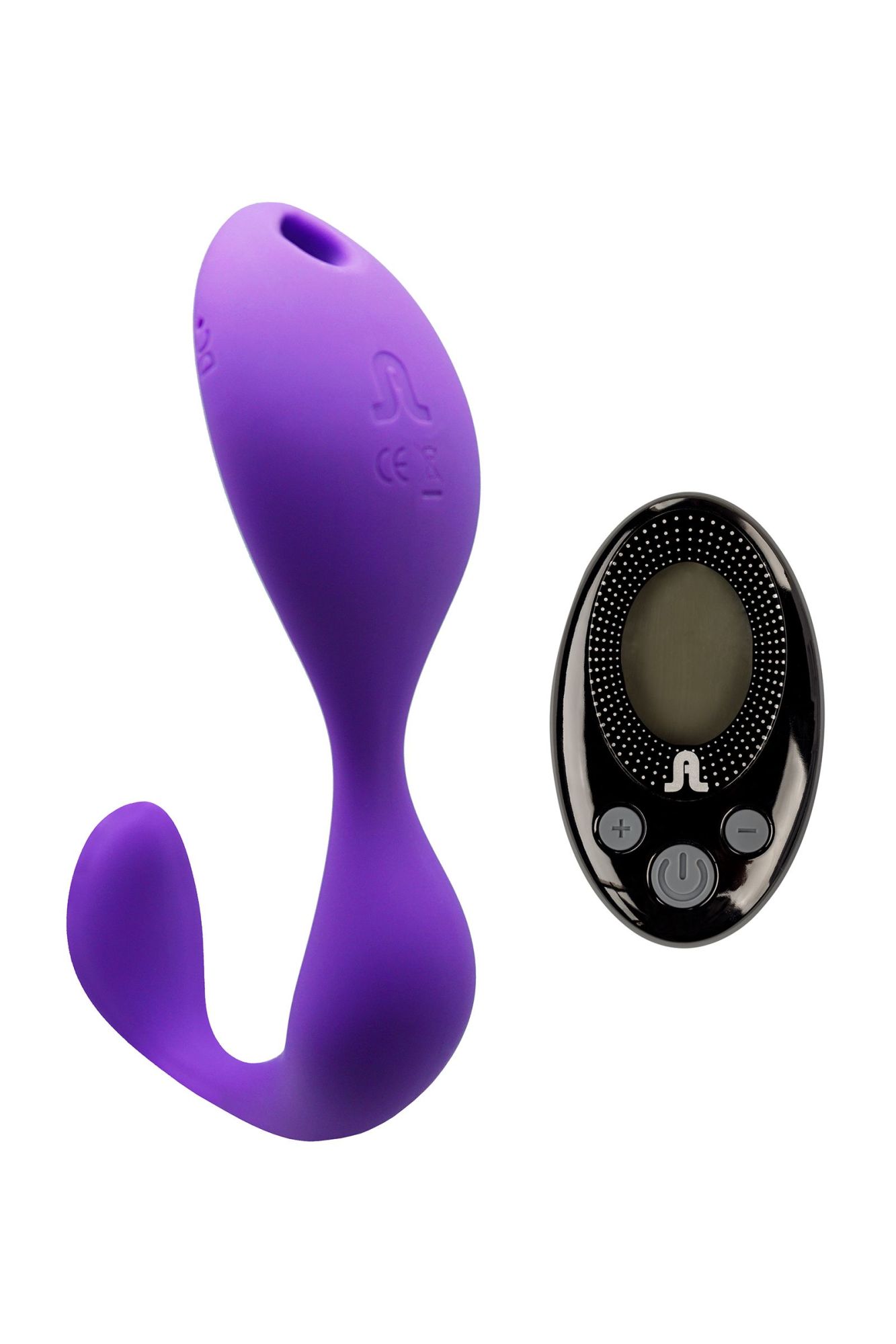 вибромассажер adrien lastic mr. hook, силикон, фиолетовый, 12 см в Новом Уренгое