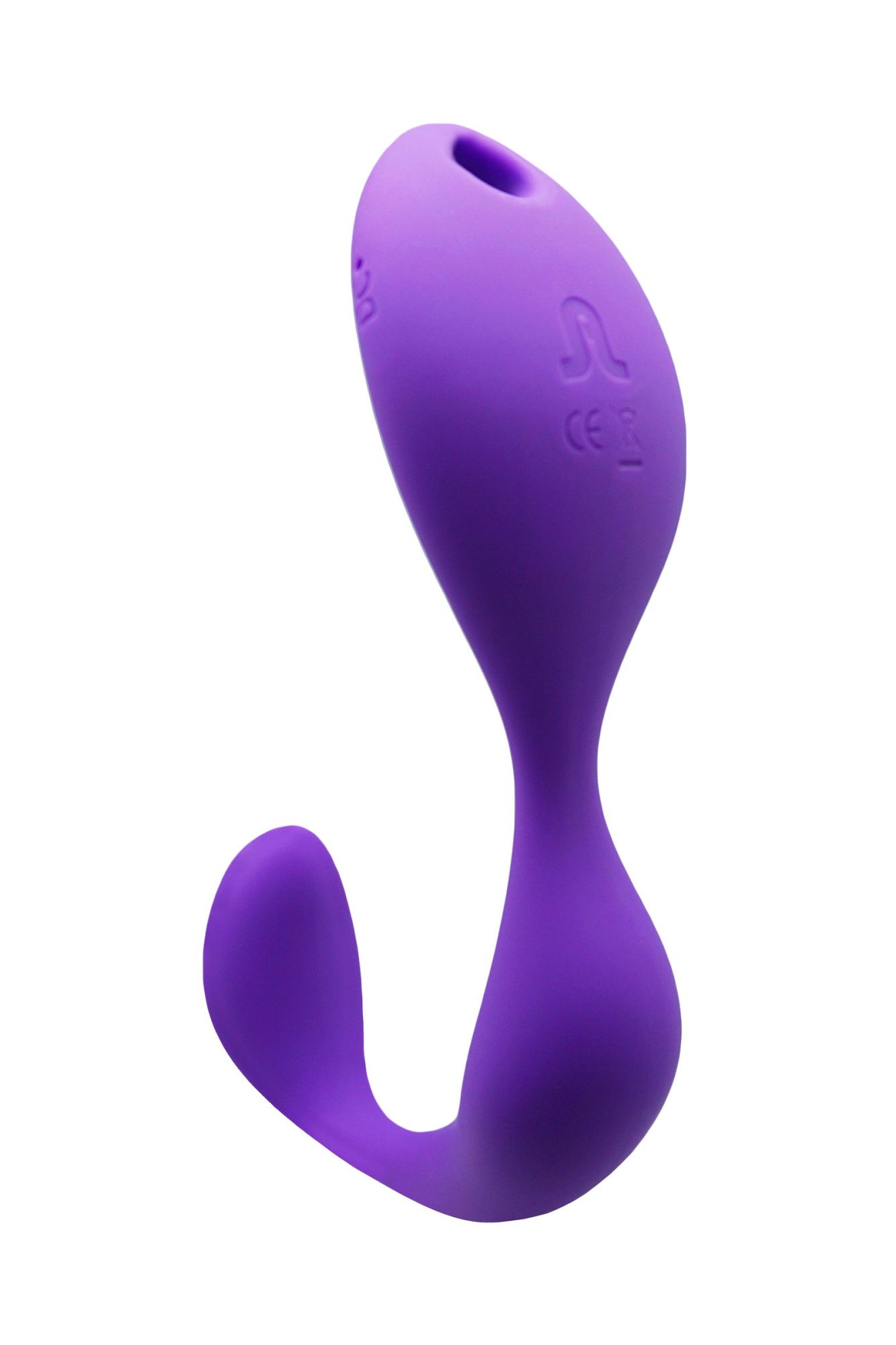 вибромассажер adrien lastic mr. hook, силикон, фиолетовый, 12 см в Новом Уренгое