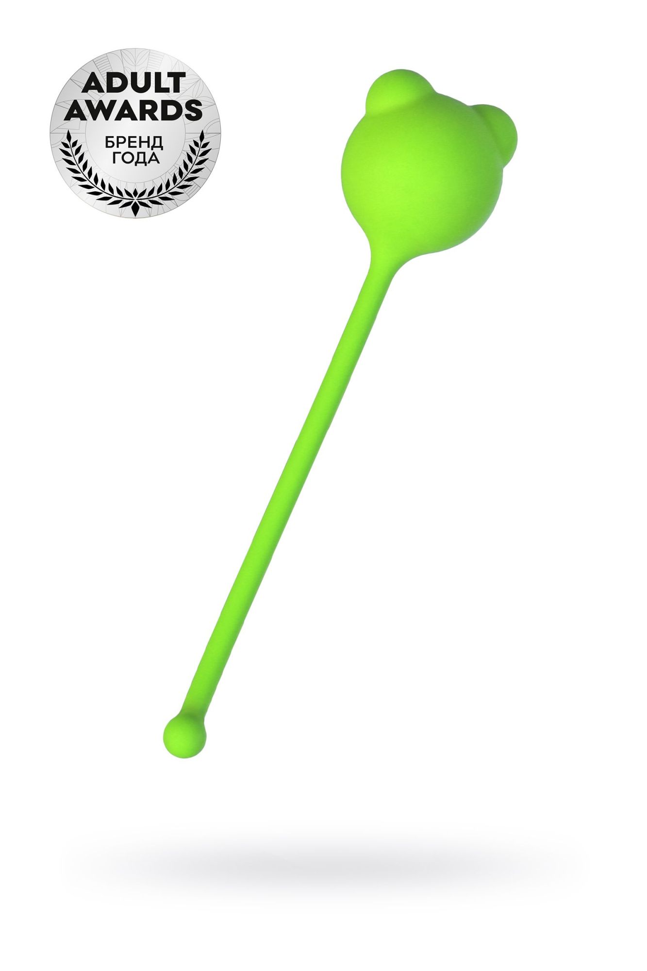 вагинальный шарик a-toys by toyfa tigo, силикон, зеленый, 12,4 см ø 2,7 см в Новом Уренгое