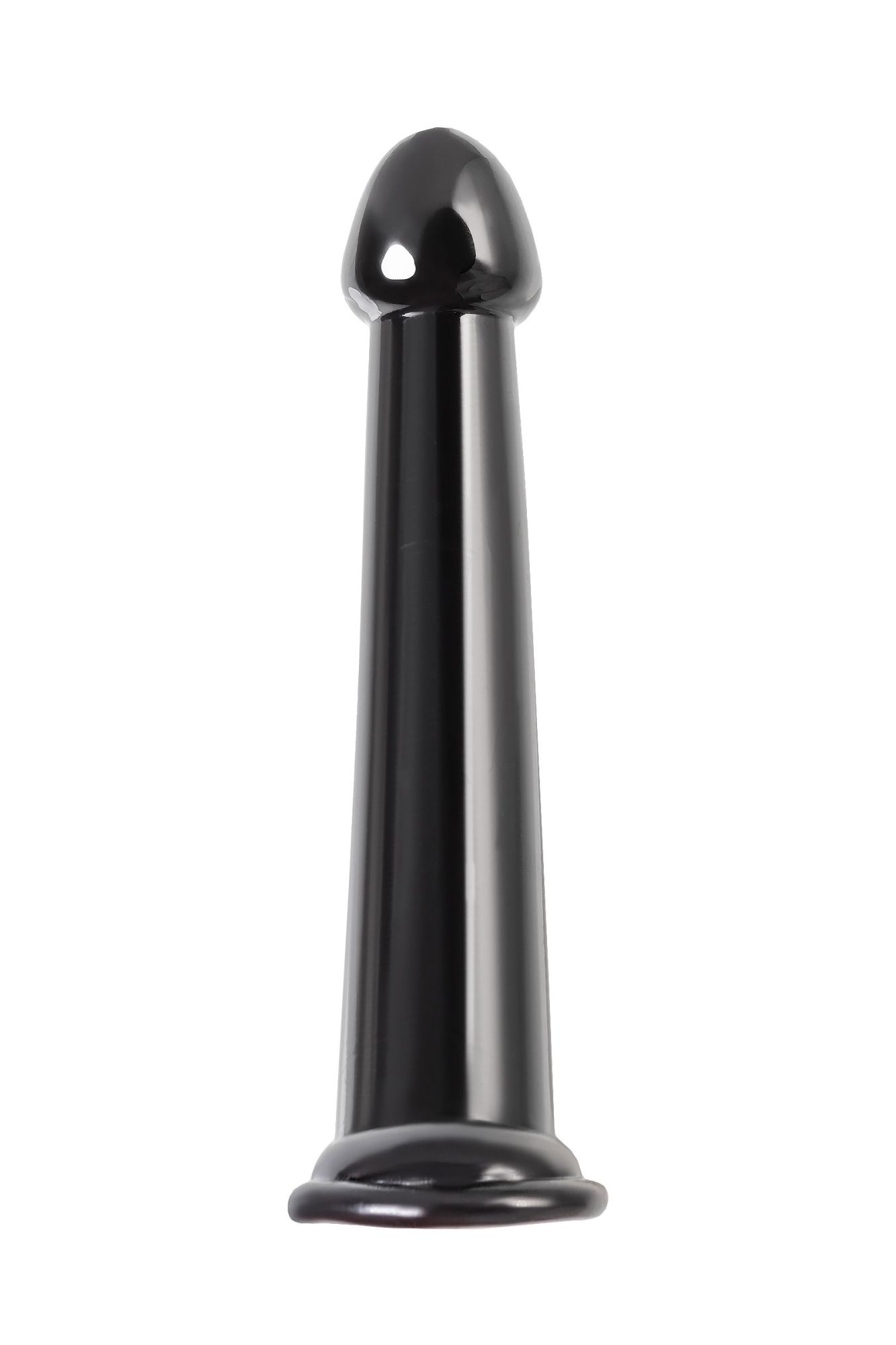 нереалистичный фаллоимитатор jelly dildo l toyfa basic, tpe, чёрный, 20 см в Новом Уренгое