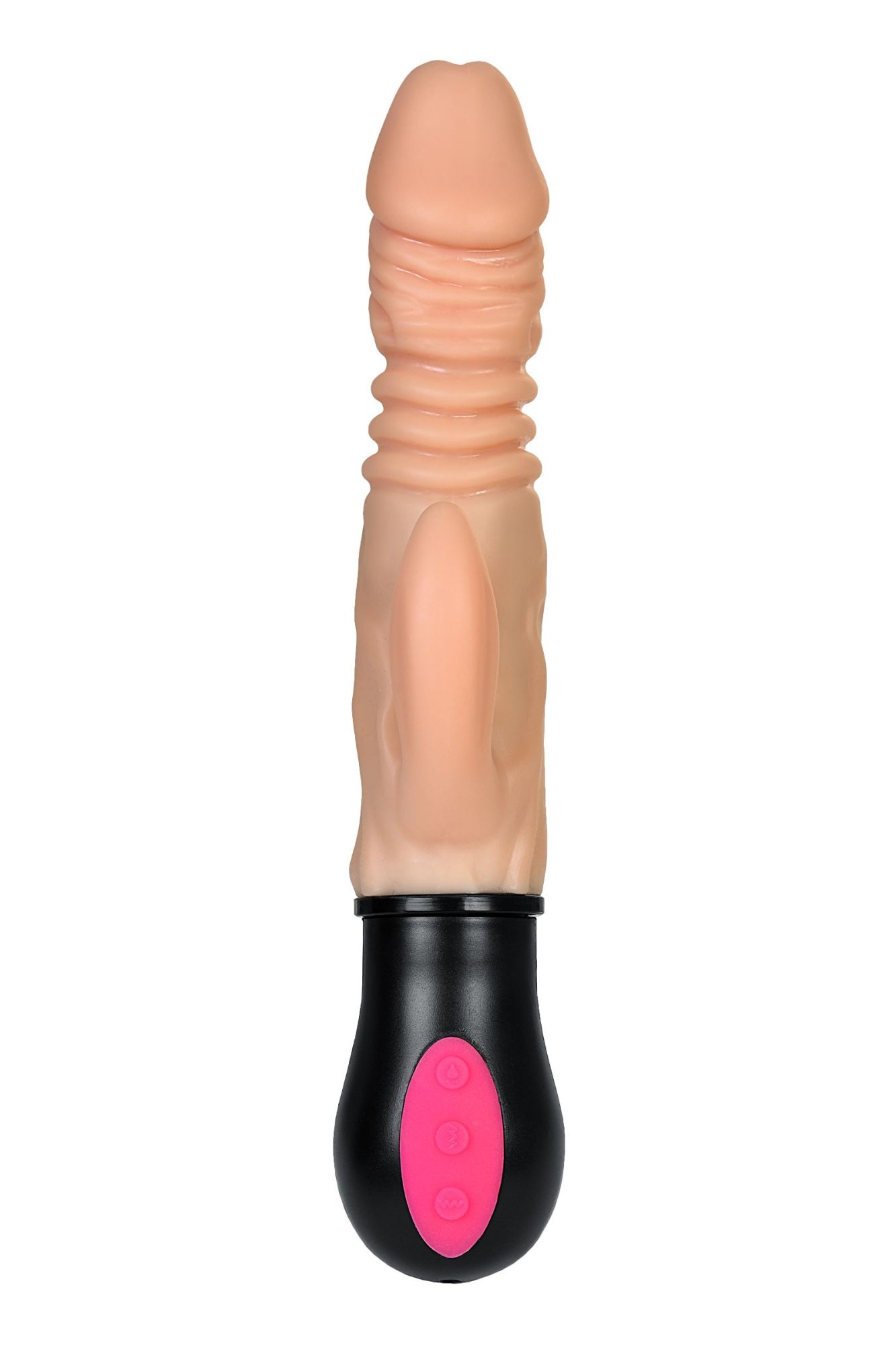 реалистичный вибратор toyfa a-toys hot shot с функцией up-down, tpe, телесный, 24,2 см в Новом Уренгое