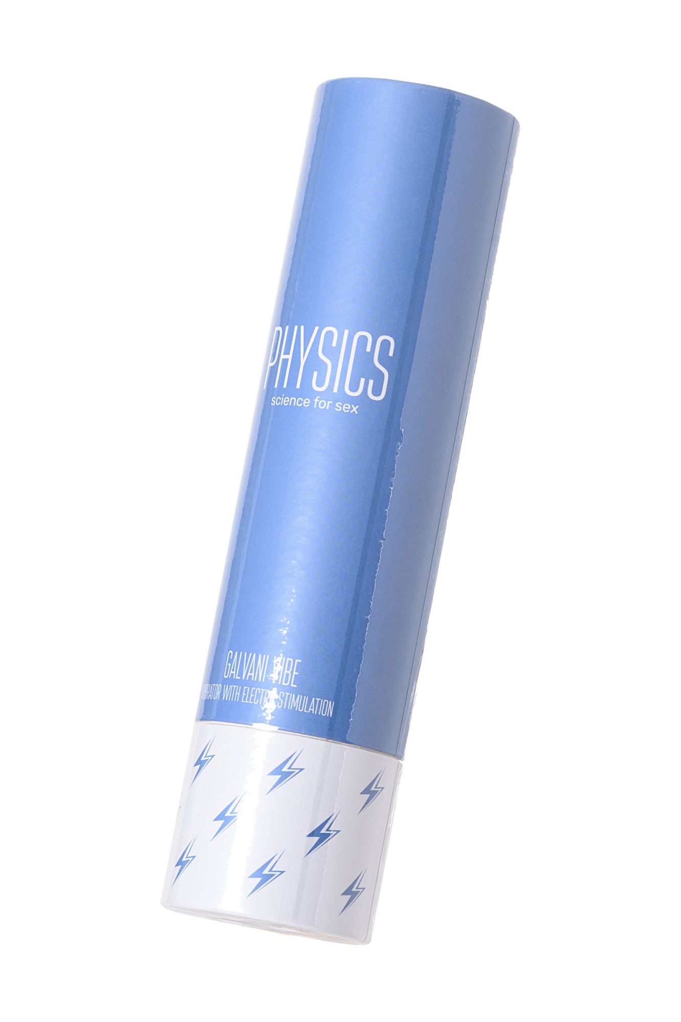 вибратор с электростимуляцией physics galvani vibe, силикон, голубой, 21 см в Новом Уренгое