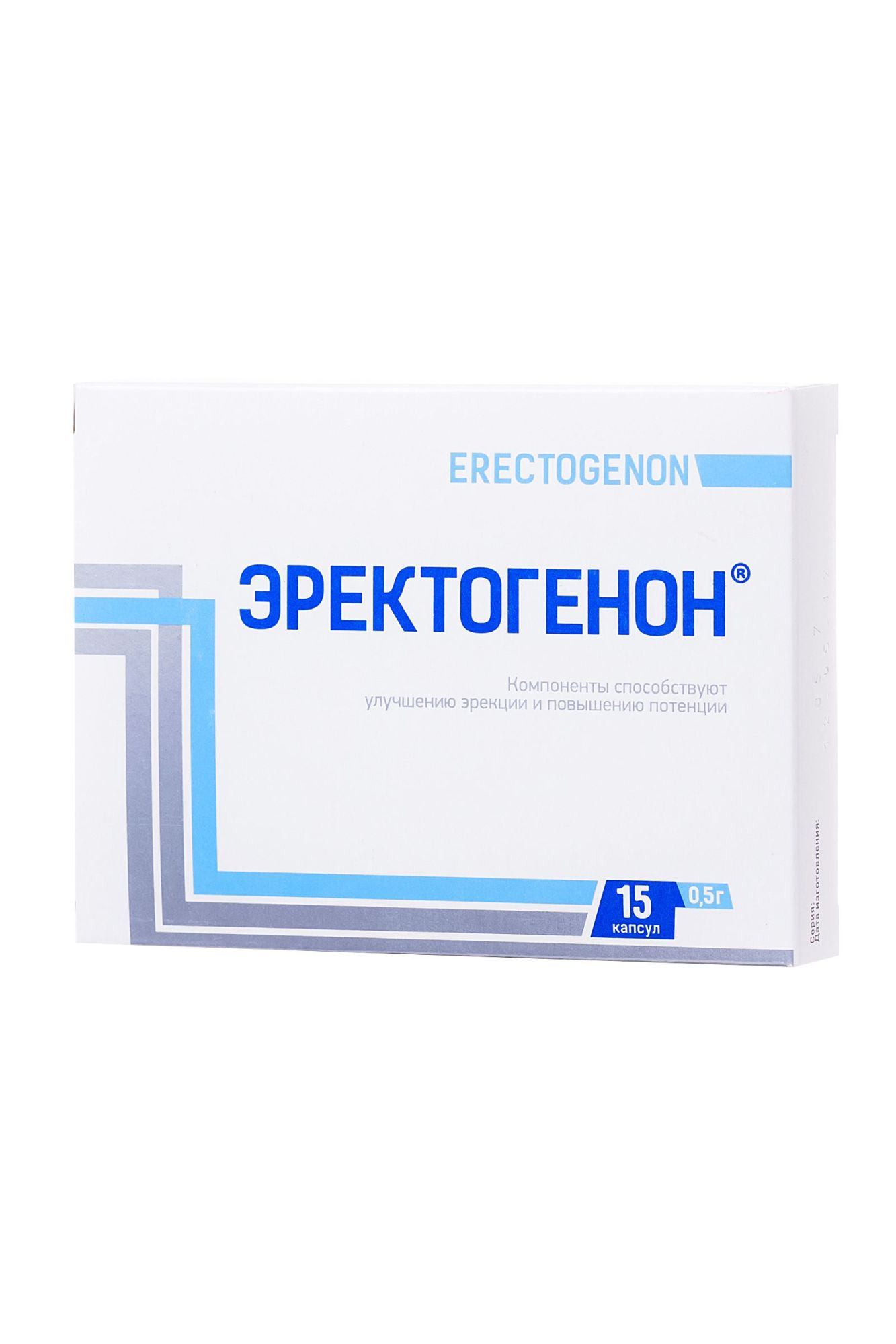 капсулы для мужчин «эректогенон»,15 капсул в Новом Уренгое