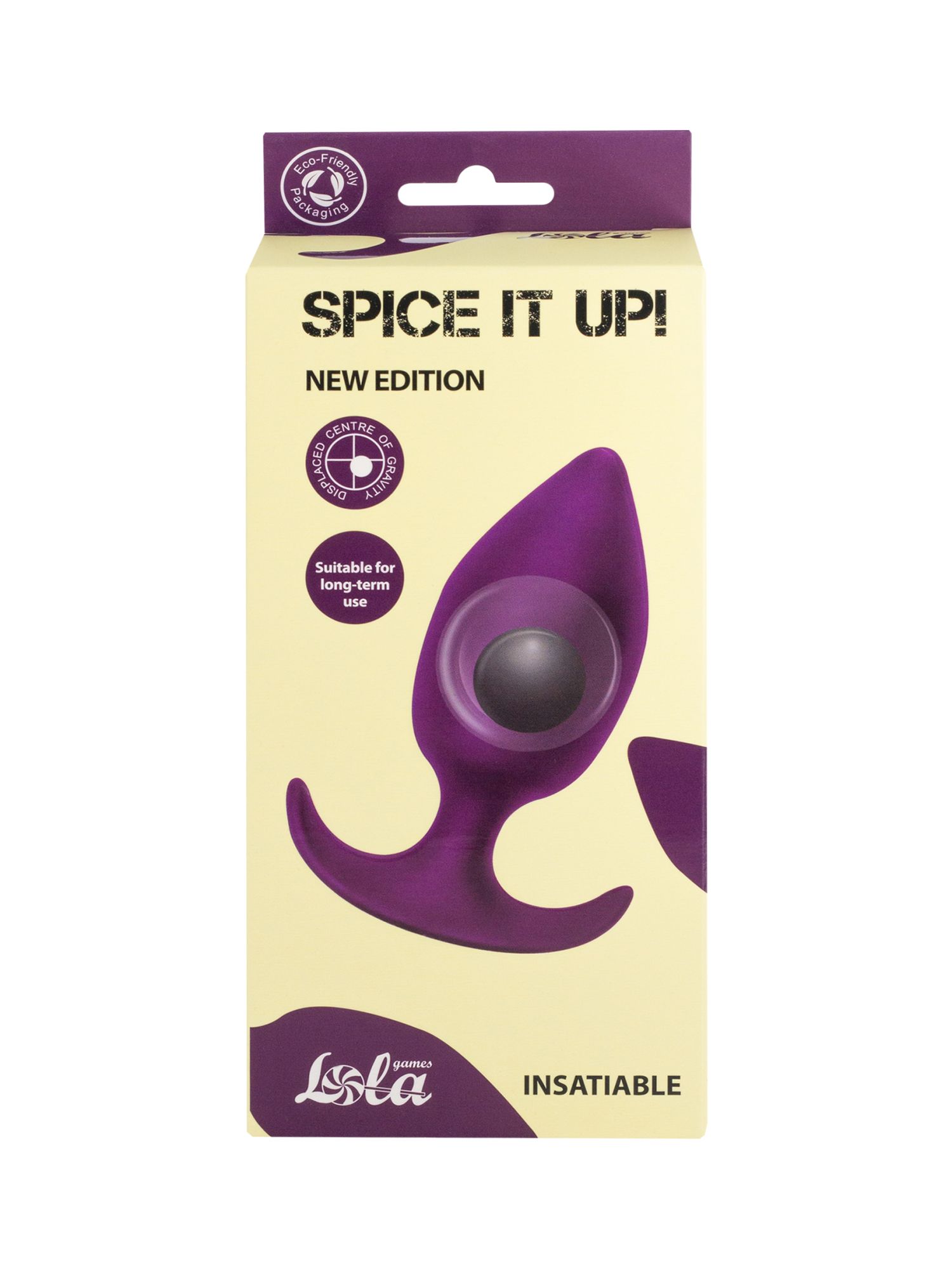 пробка со смещенным центром тяжести spice it up insatiable ultraviolet 8011-04lola в Новом Уренгое