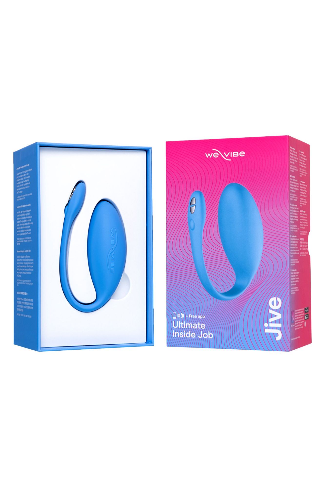 виброяйцо we-vibe jive силикон, синее в Новом Уренгое