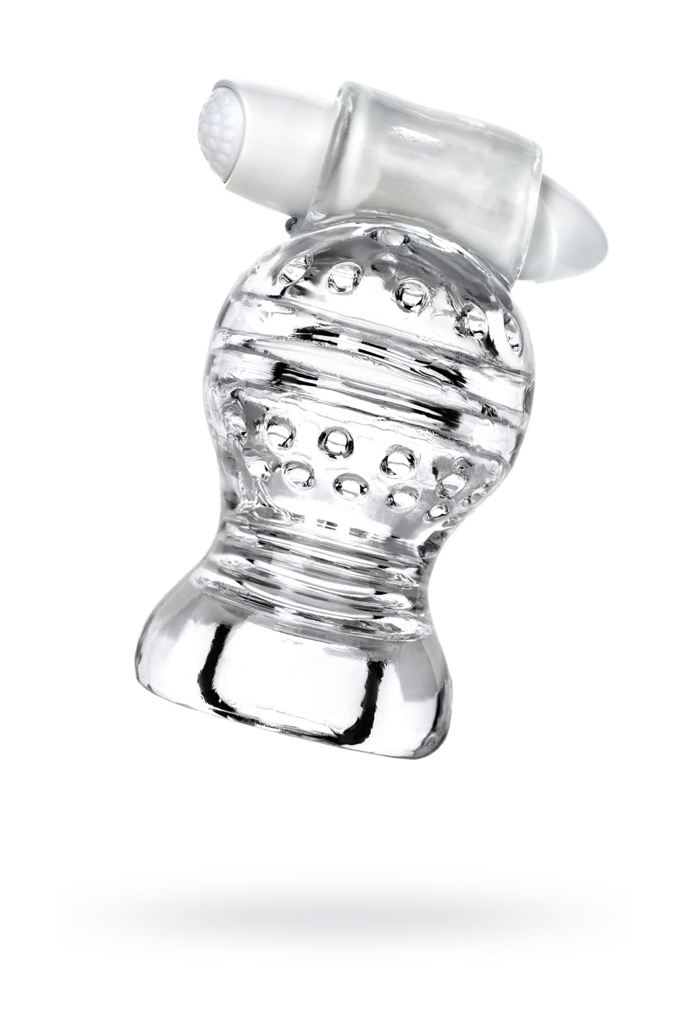 мастурбатор нереалистичный lingam by toyfa  shakti, tpe, прозрачный, 9 см в Новом Уренгое