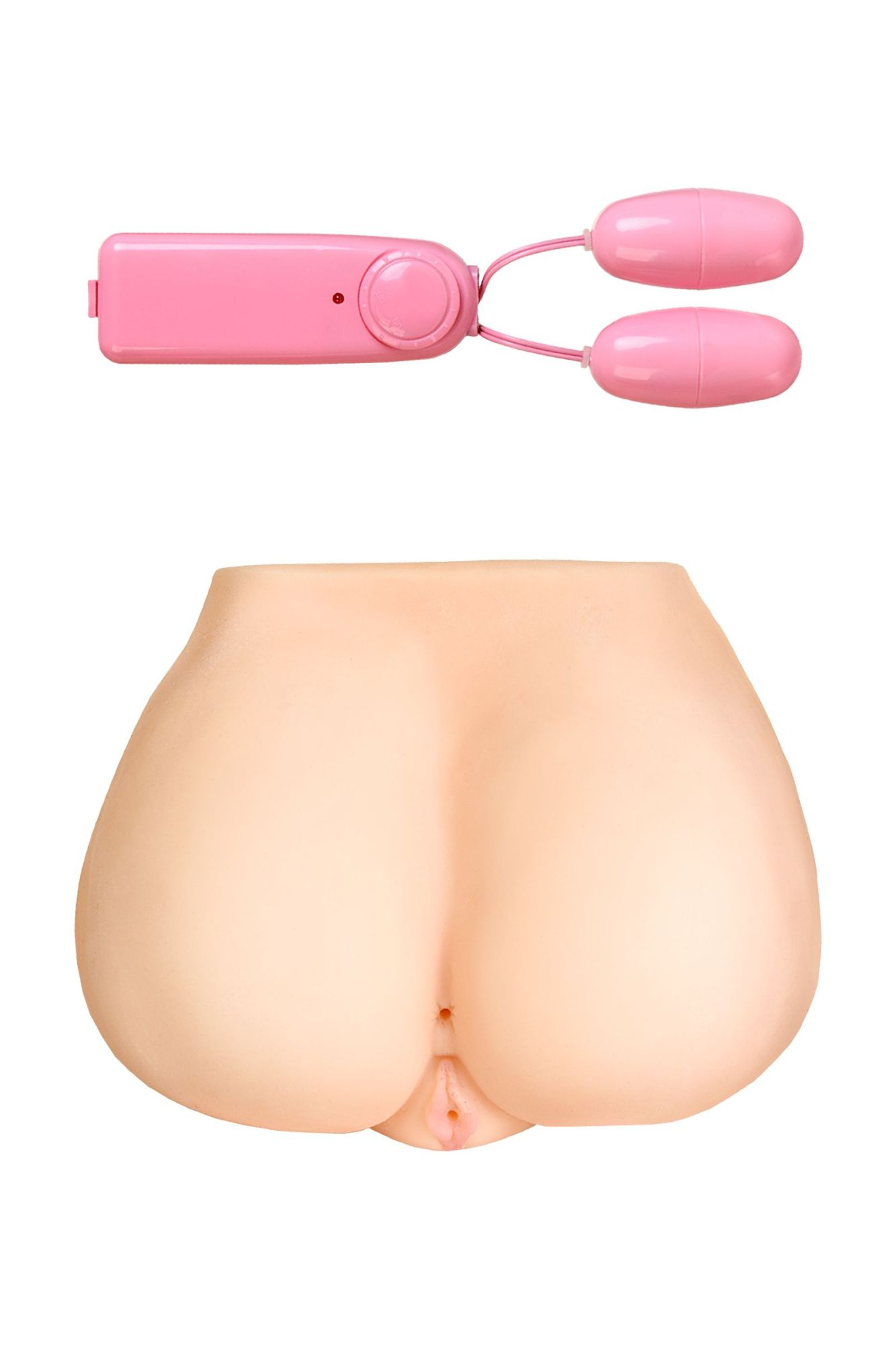 мастурбатор реалистичный toyfa juicy pussy monique, с вибрацией, вагина и анус,tpr, телесный, 17 см в Новом Уренгое