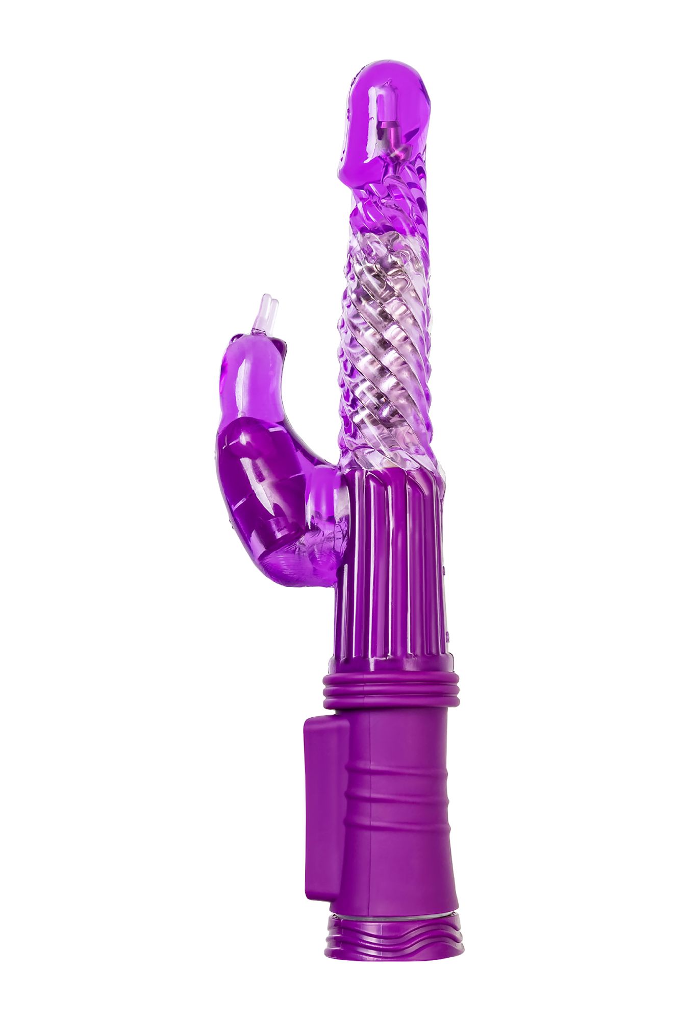 вибратор с клиторальным стимулятором toyfa a-toys high-tech fantasy, tpr, фиолетовый, 24 см в Новом Уренгое