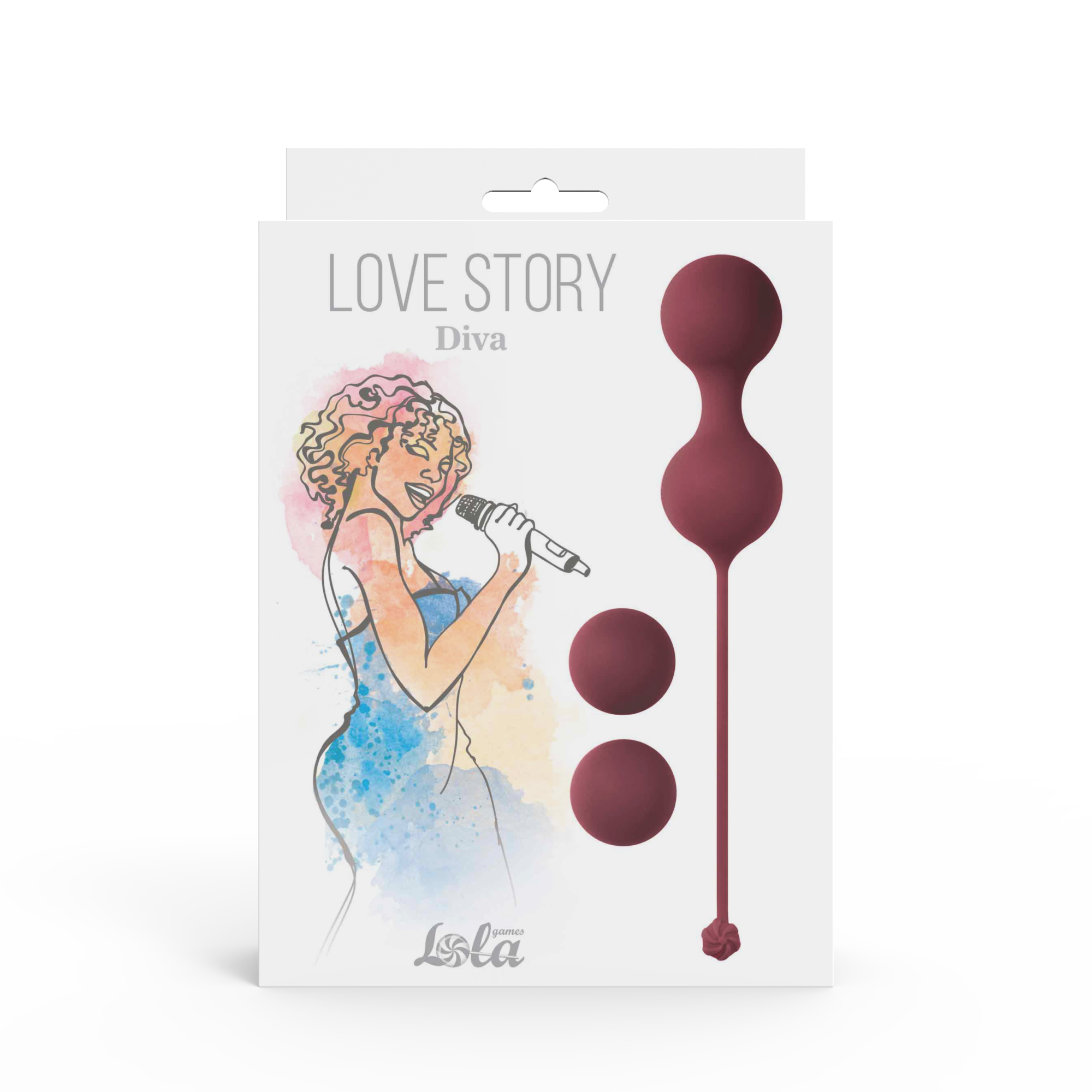набор вагинальных шариков love story diva wine red 3012-02lola в Новом Уренгое
