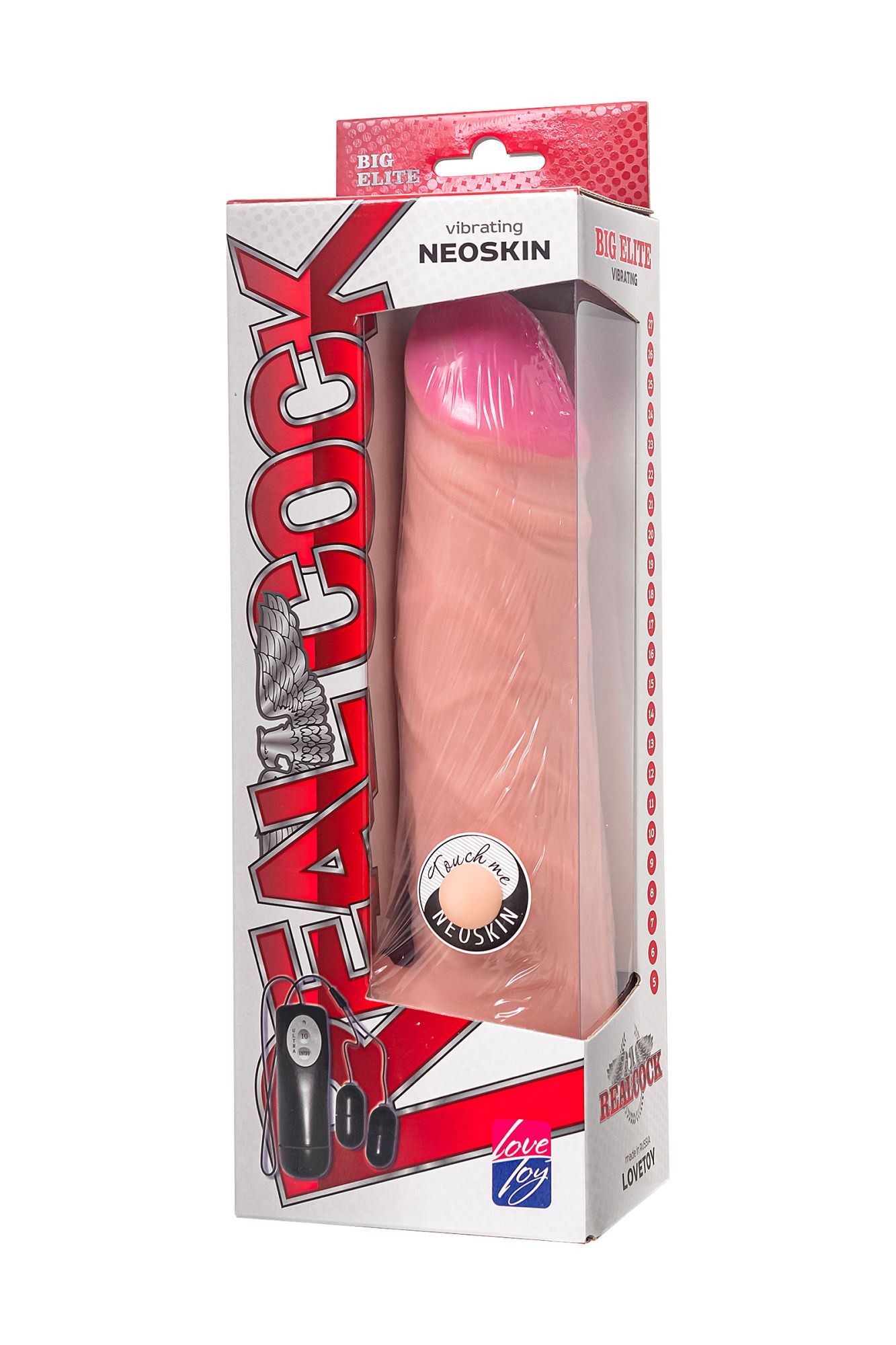 вибратор-гигант lovetoy, реалистичный, neoskin, телесный, 27 см, ø 6,1 см в Новом Уренгое