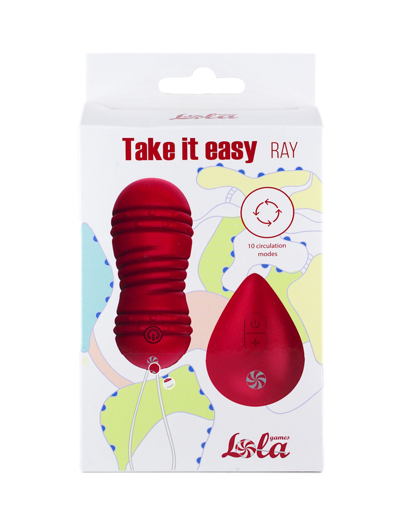 виброшарики с циркуляцией на пульте управления take it easy ray wine red 9021-12lola в Новом Уренгое