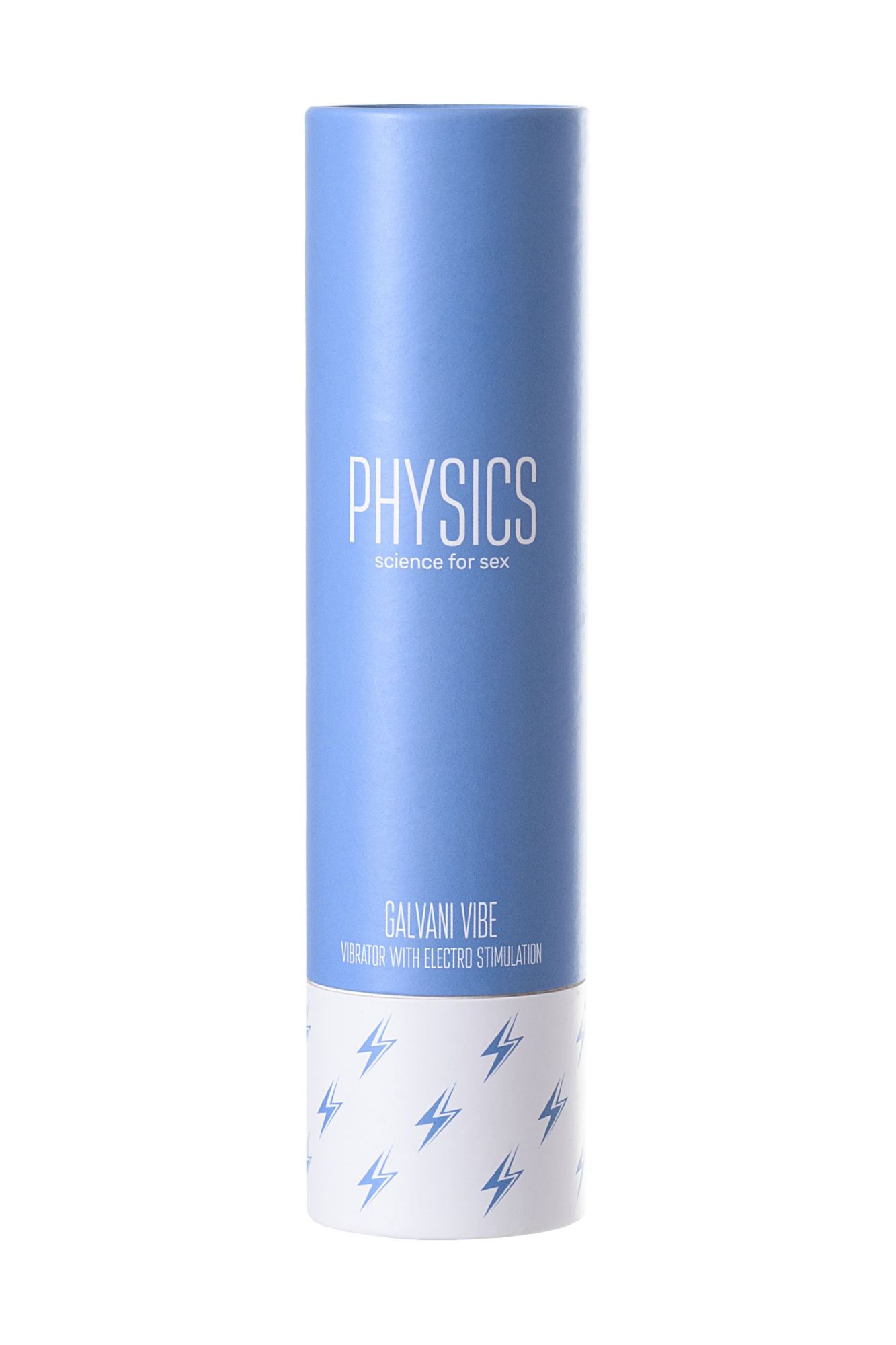 вибратор с электростимуляцией physics galvani vibe, силикон, голубой, 21 см в Новом Уренгое