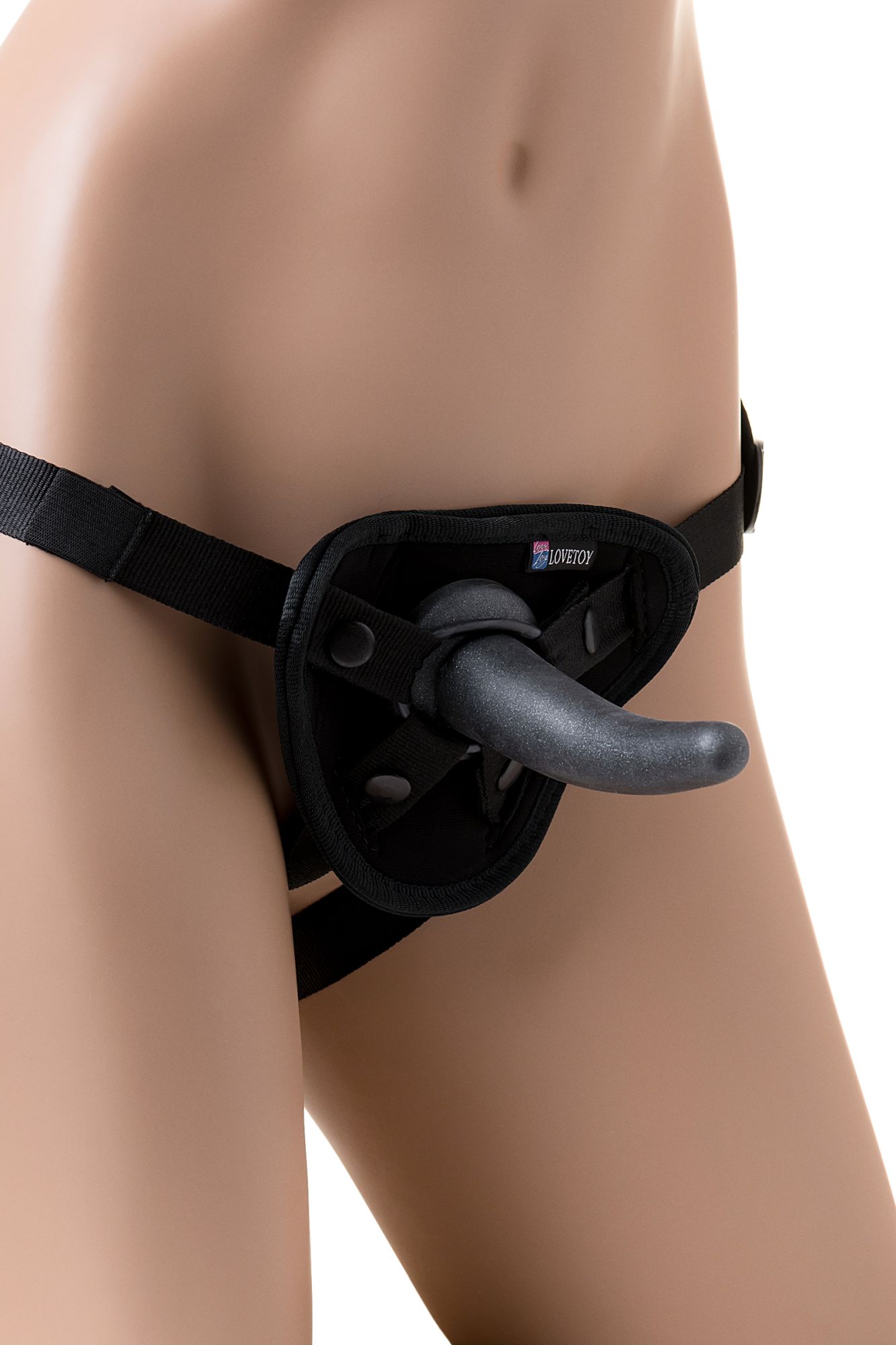 страпон на креплении lovetoy uni strap 7" harness best of all, телесный в Новом Уренгое
