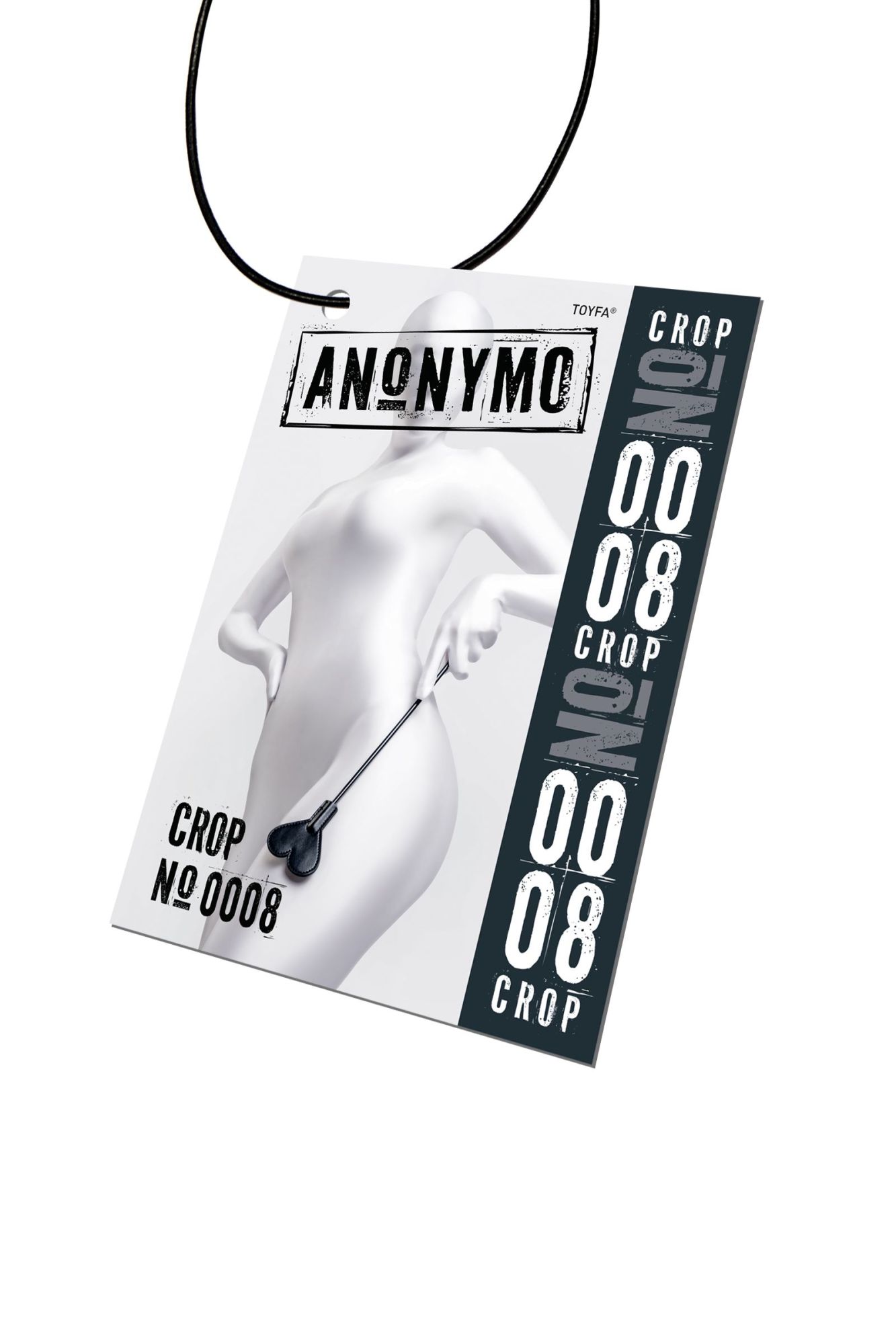стек anonymo #0008, pu кожа, чёрный, 35 см в Новом Уренгое