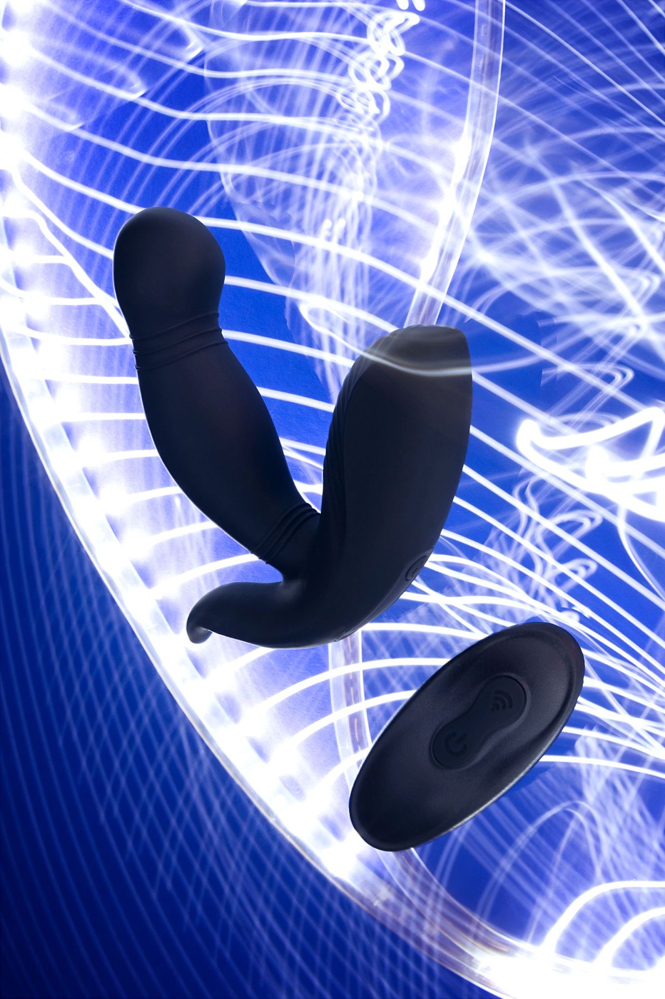 стимулятор простаты pppvibe 9 w motor, силикон, черный, 12 см в Новом Уренгое