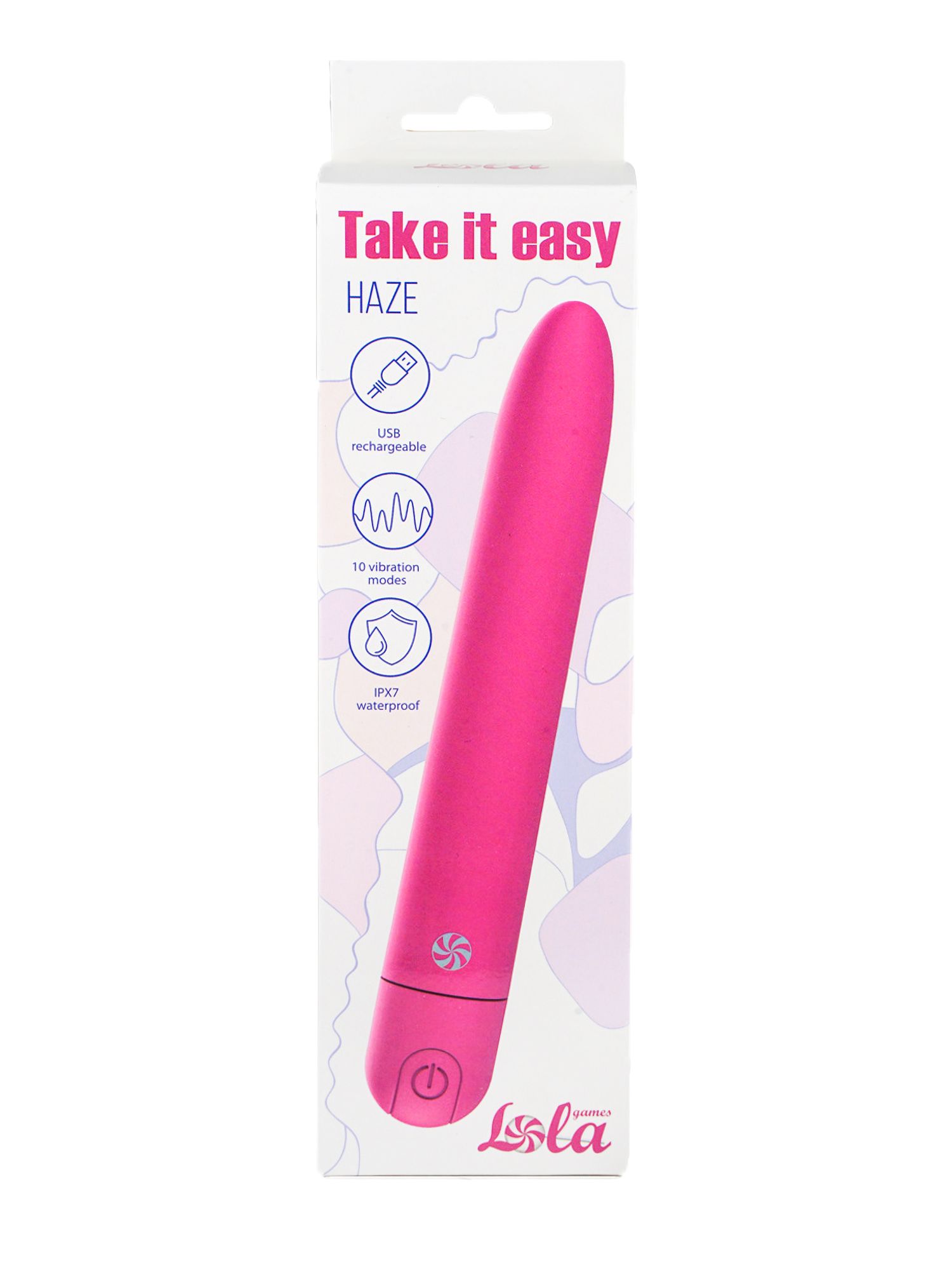 перезаряжаемый вибратор take it easy haze pink 9025-02lola в Новом Уренгое