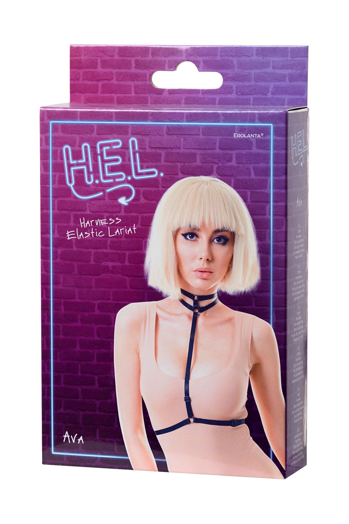 Эротическое стреп h.e.l. ava, текстиль, черный, os в Новом Уренгое