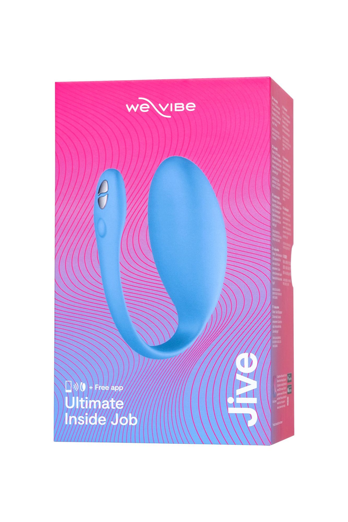 виброяйцо we-vibe jive силикон, синее в Новом Уренгое
