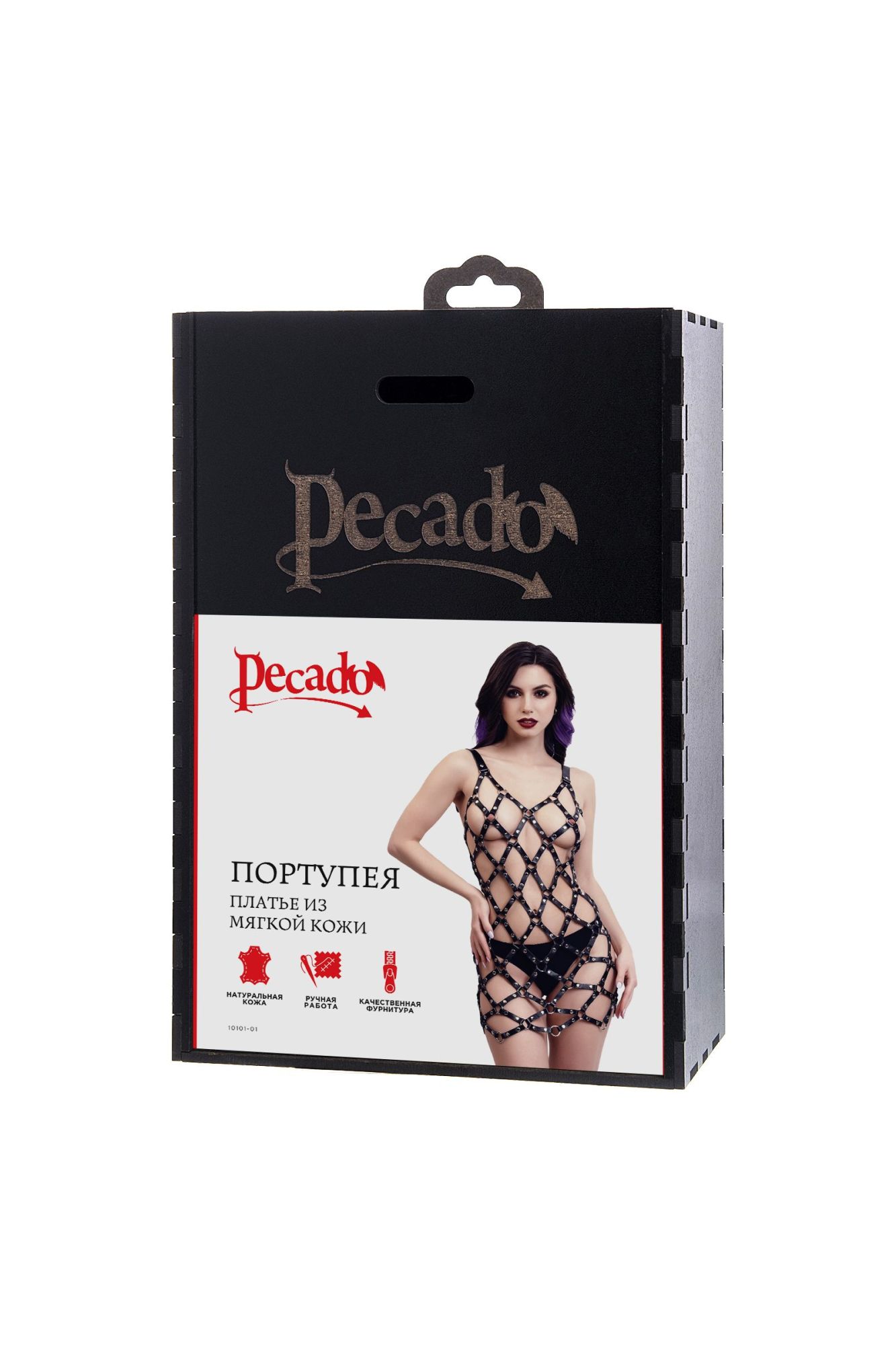 Эротическое портупея-платье pecado bdsm, из мягкой кожи, натуральная кожа, черный в Новом Уренгое